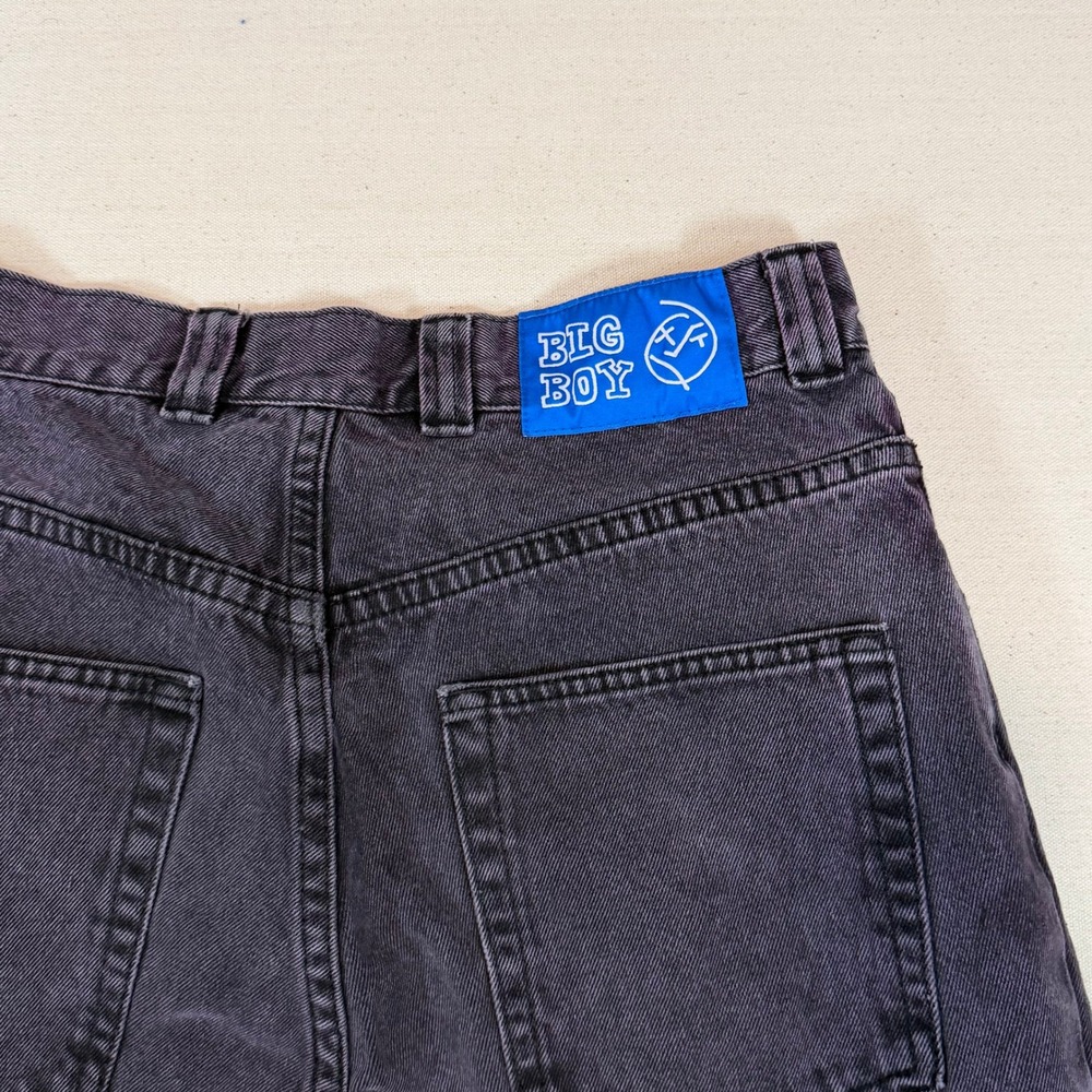 Polar Skate Co Big Boy Jeans Purple Black Baggy Fit Denim Size 32x28 Small - Picture 8 of 14